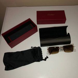 Cartier Brown and Gold Frames UNISEX Brand New
